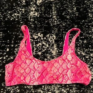 L.A. Hearts Pacsun snake print bikini top